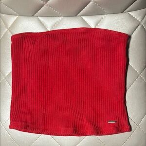 Hollister red Tube Top